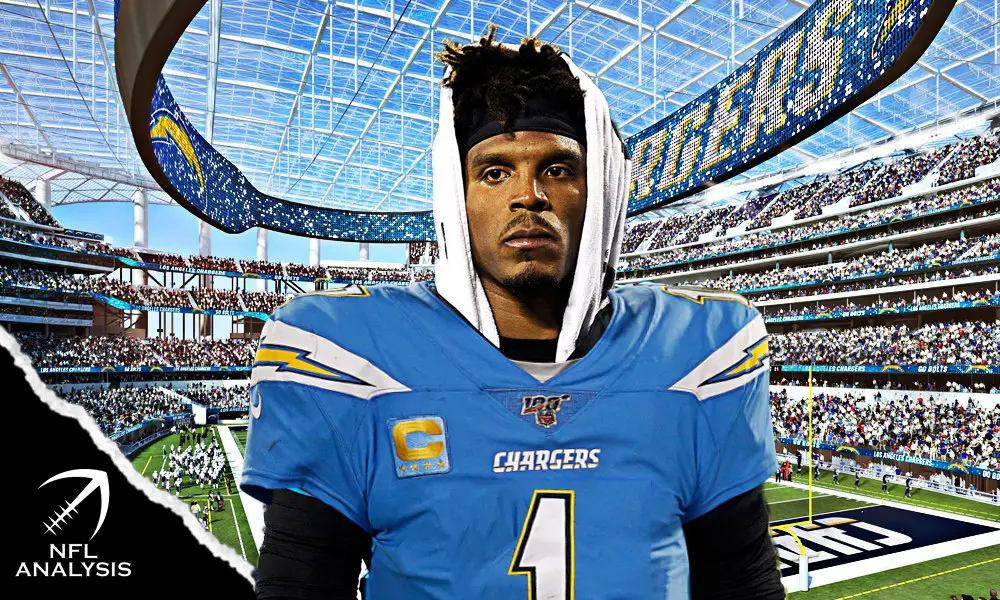 Cam Newton, Chargers, Panthers
