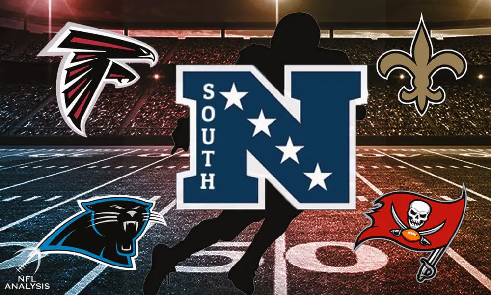 NFC South, NFL, Saints, Falcons, Buccaneers, Panthers