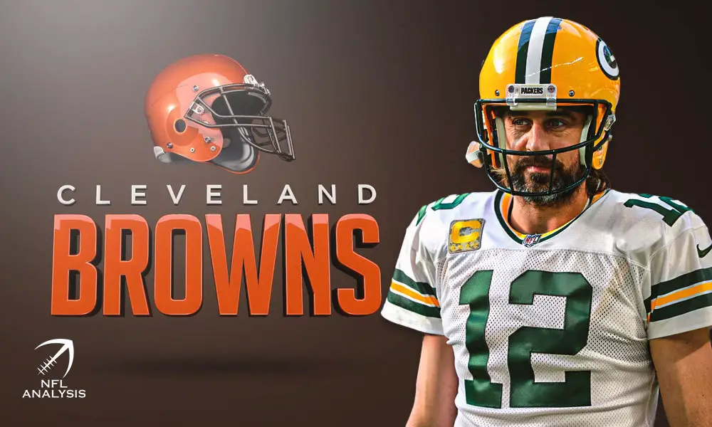 aaron rodgers in a browns uniform