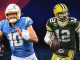 Justin Herbert, Aaron Rodgers, Packers, Chargers