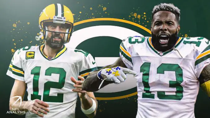 Aaron Rodgers, Odell Beckham Jr., Packers