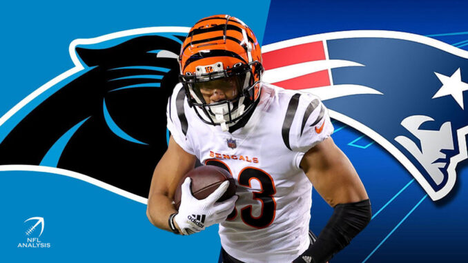 Tyler Boyd, Bengals, Patriots, Panthers