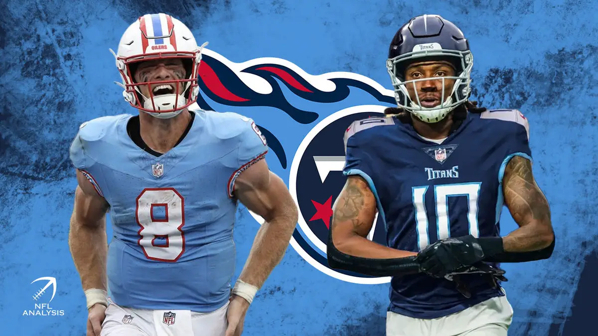 Will Levis, DeAndre Hopkins, Tennessee Titans