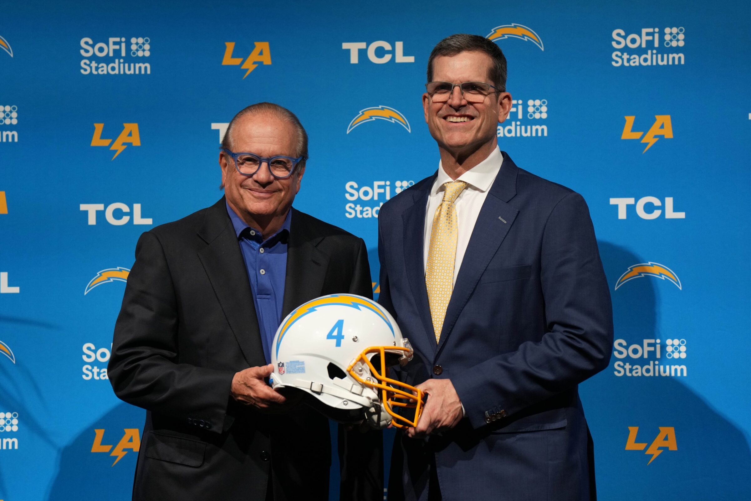 Jim Harbaugh, Dean Spanos, Chargers, NFL